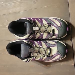 Salomon Contagrip Xapro Girls Shoes Size 3.5